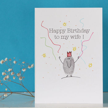 wife birthday card by adam regester design notonthehighstreetcom