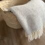 Beehive Wool Throw In Various Colours, thumbnail 3 of 6