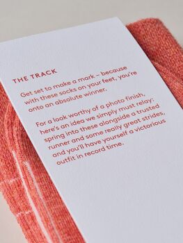 The Track – Luxury Track And Field Socks, 7 of 8