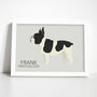 Personalised Dog Print Various Different Breeds, thumbnail 1 of 8