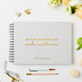 Personalised Timeless Wedding Guest Book, thumbnail 2 of 11