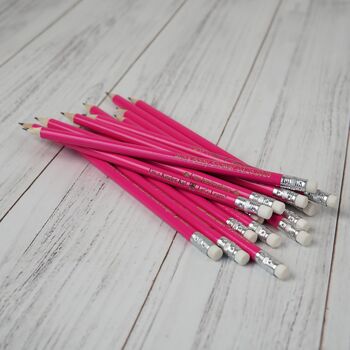 Personalized Pink Pencils, 4 of 11
