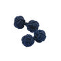 Fabric Knot Cufflinks Navy Blue | Cufflinks For Double Cuff Shirt, thumbnail 1 of 2