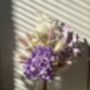 Purple Hydrangea Dried Flower Posy With Jar, thumbnail 7 of 7