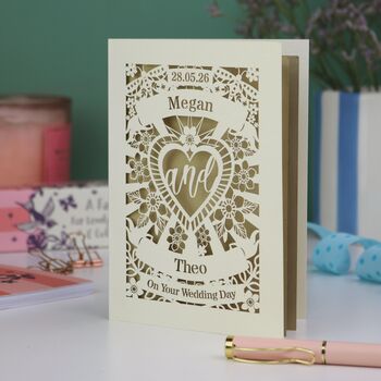 Personalised Wedding Card, 2 of 8