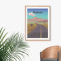 Badlands National Park USA Travel Poster Art Print, thumbnail 4 of 8