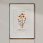 Birth Flower Wall Print 'Daisy' For April, thumbnail 6 of 9