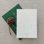 'Let It Snow' Gold Foil Christmas Card, thumbnail 1 of 2