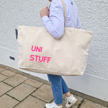 Student Stuff Oversized Tote Bag, 4 of 12