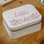 Personalised Floral Travel Jewellery Box, thumbnail 4 of 4
