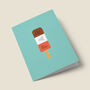 'You Are Fab' Ice Lolly Greeting Card, thumbnail 3 of 4