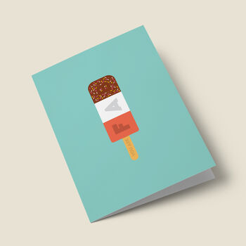 'You Are Fab' Ice Lolly Greeting Card, 3 of 4