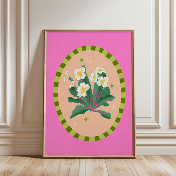 Primrose Floral Art Print, 2 of 5