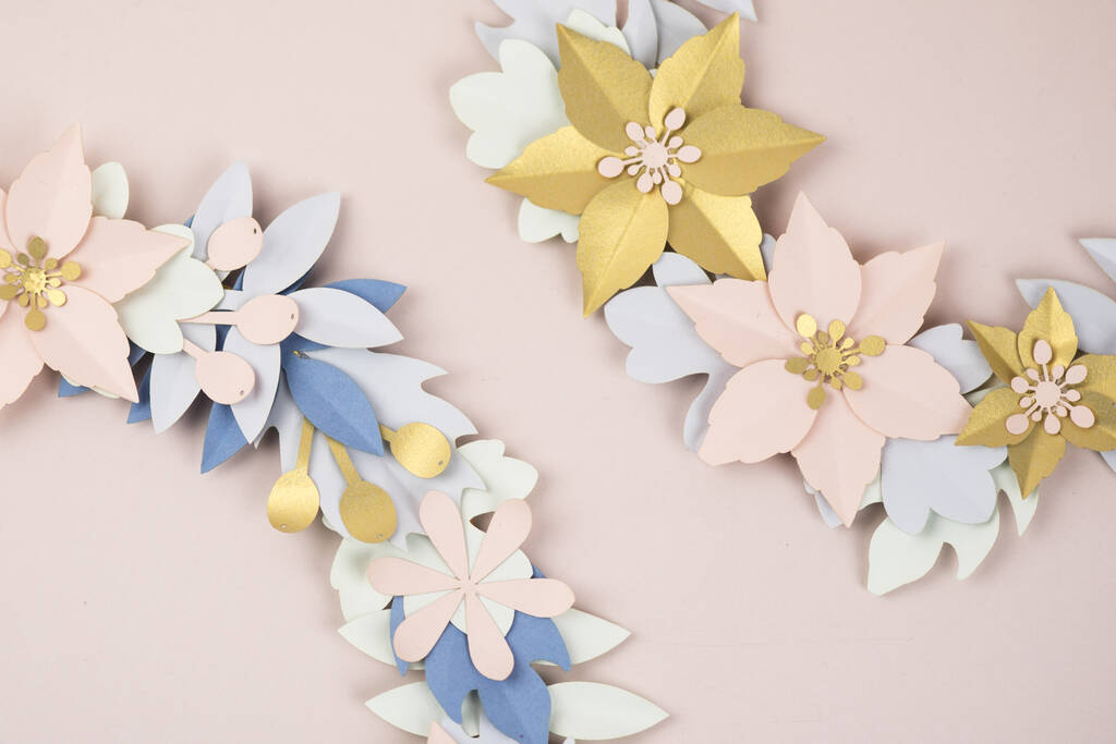 Paper Flower Mini Wreath Kit By Suzi Mclaughlin