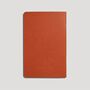 Eco Friendly Recycled Paper Notebook / Rust Orange, thumbnail 3 of 6
