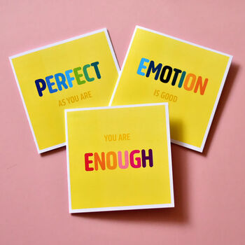 'Emotion Is Good' Card, 2 of 2