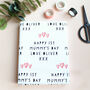 Personalised First 'Mummy's Day' Wrapping Paper, thumbnail 3 of 3