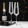 Personalised Couples' Champagne Flute Set, thumbnail 3 of 5