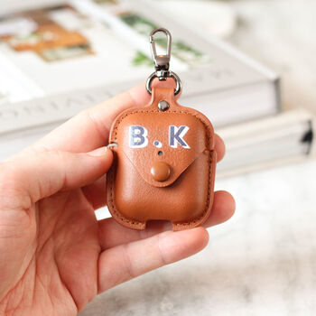 Personalised Air Pods Soft Faux Leather Case Gift, 6 of 7