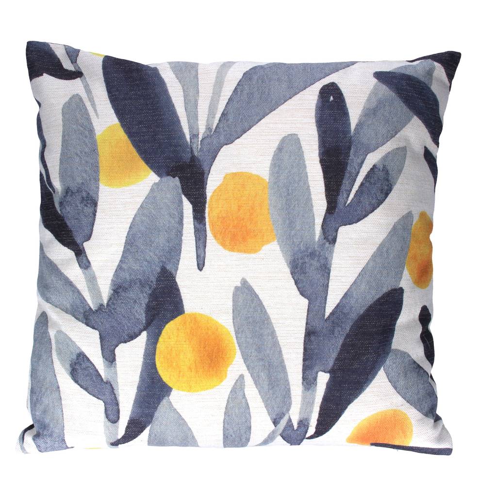patterned fabric cushions by the contemporary home