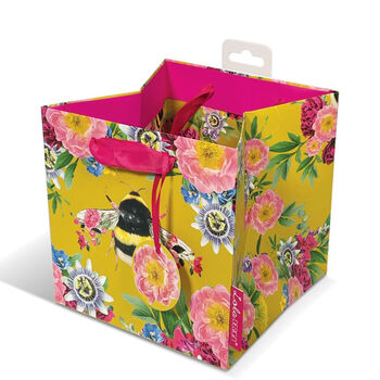 Bee Square Gift Bag Small, 2 of 2