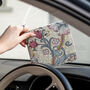 Blue Badge Wallet Disabled Parking Permit Holder William Morris Golden Lily Plum, thumbnail 5 of 8