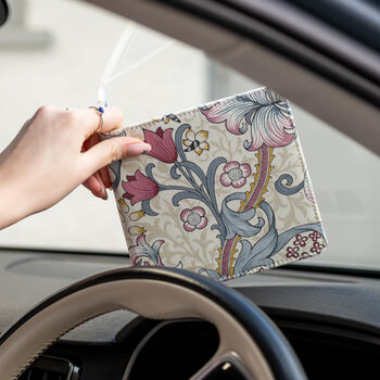 Blue Badge Wallet Disabled Parking Permit Holder William Morris Golden Lily Plum, 5 of 8