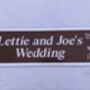 Personalised Wedding Sign, thumbnail 5 of 12
