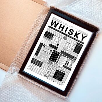 Whisky Lover’s Personalised Print – Fun Facts Wall Art Gift, 4 of 10