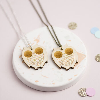 Wooden Owl Necklace, 3 of 12