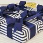 Personalised Gift Box Of Blue Sapphire Cocktail Candle With Free Greeting Card, thumbnail 3 of 4