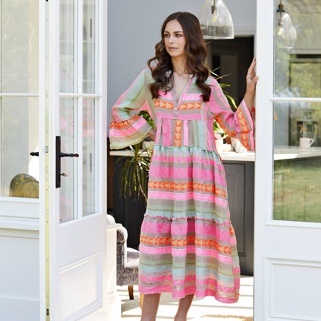 Aztec beach sale dress