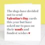 Valentine's Day From The Dog Card, thumbnail 2 of 2