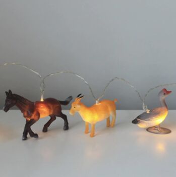 String Lights With Farm Animals, 3 of 4