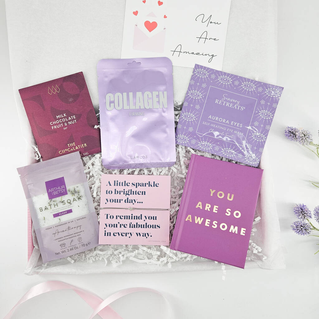 You Are So Awesome – Encouragement And Self Care Pamper Box | Letterbox Gift, 1 of 12
