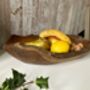 Large Teak Root Fruit Bowl 45cm Hand Carved Natural Wood Decor, thumbnail 3 of 7