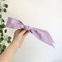 Lavender Large Bow Hair Clip, Bow Barrette, thumbnail 3 of 4
