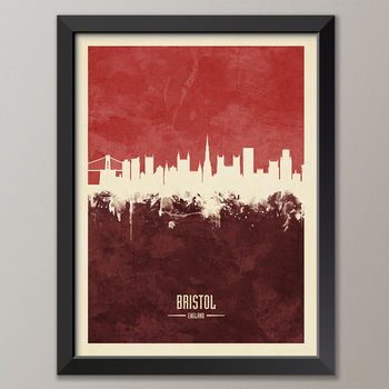 Bristol Skyline Print And Box Canvas, 5 of 6