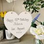 Personalised Birthday Name Heart 50th 60th 70th, thumbnail 5 of 11