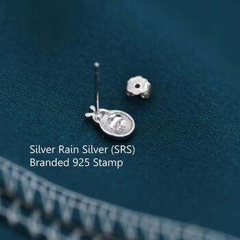Sterling Silver Cute Little Ladybird Stud Earrings, 4 of 12