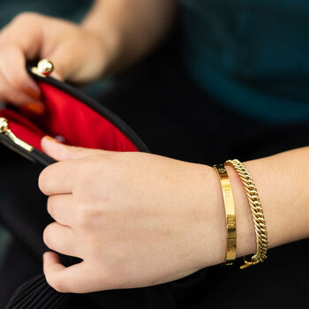 Vintage Chain T Bar Bracelet, 2 of 3