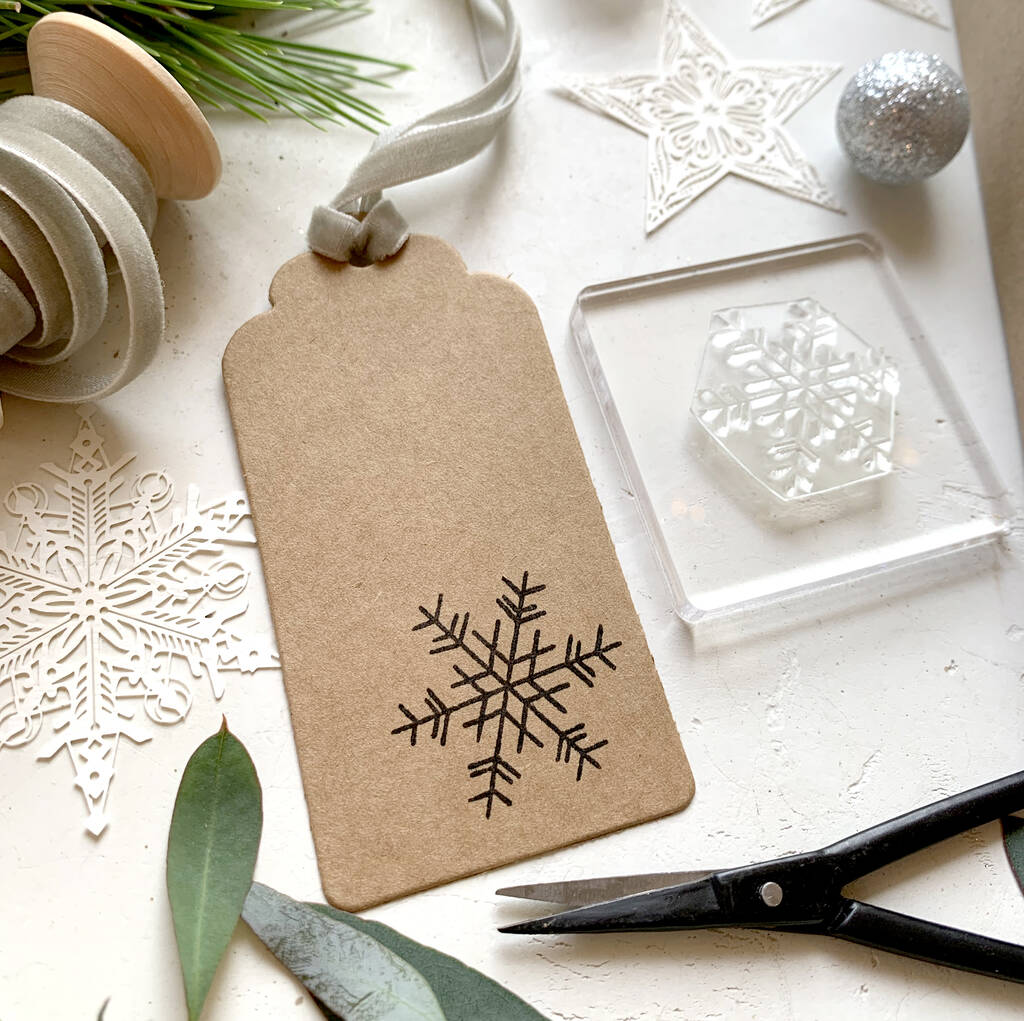 Snowflake Rubber Stamp, 1 of 6