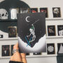 Skiing Skeleton Elf Gothic Christmas Card, thumbnail 1 of 3