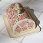 Ceramic Butter Dish With Hand Painted Floral Pattern, thumbnail 3 of 6