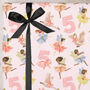 Three Sheets Of Children's 5th Birthday Fairy Wrapping Paper, thumbnail 1 of 2