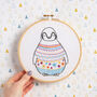 Baby Penguin Embroidery Kit, thumbnail 1 of 7