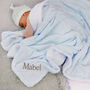 Personalised Twins Sherpa Baby Blankets Set Of Two, thumbnail 5 of 12