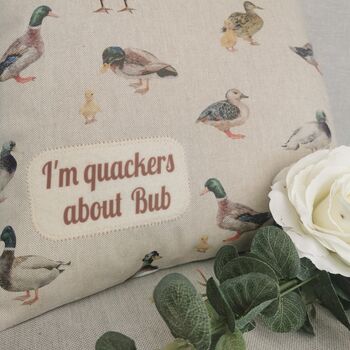 Duck Cushion Personalised Country Cottage Style, 2 of 11