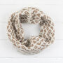 Leopard Knitted Snood/Cowl, thumbnail 5 of 8