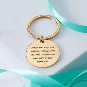 Personalised 'Stay You' Metal Keyring, 2 of 7
